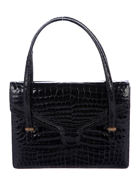 gucci vintage crocodile bag.